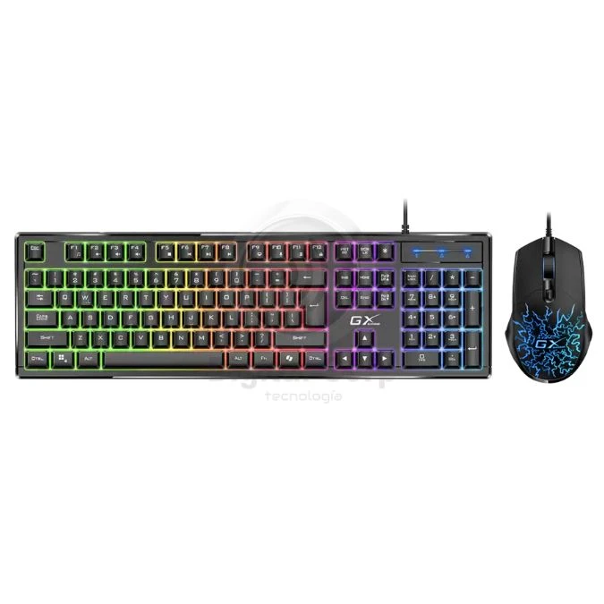 TECLADO GENIUS SCORPION KM-GX3 GAMING COMBO TECLADO Y MOUSE RGB 3