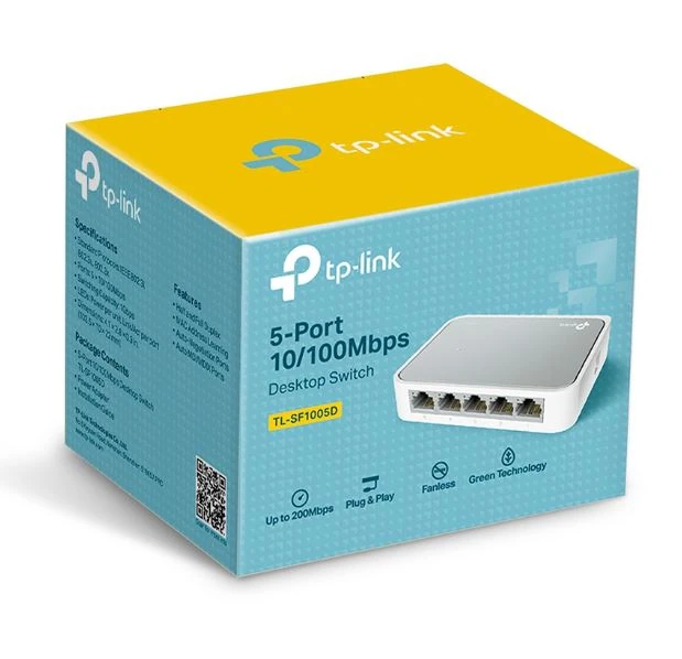 SWITCH TP-LINK TL-SF1005D 5 PUERTOS 10/100MBPS