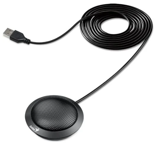 MICROFONO GENIUS MIC-100U USB OMNIDIRECCIONAL PARA CONFERENCIA WIN 10 11 MAC 3