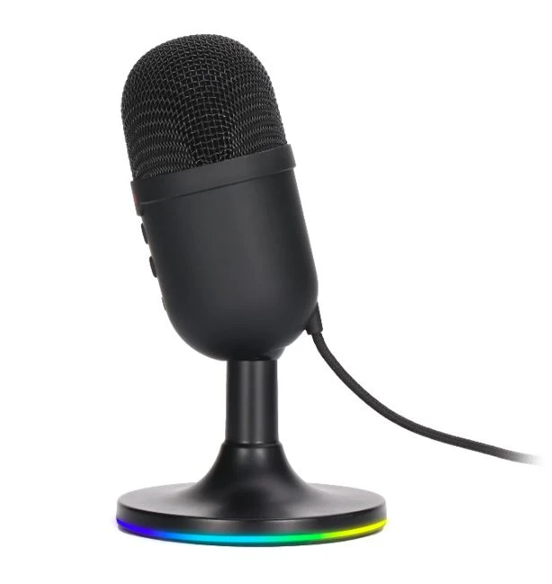 MICROFONO GAMING MARVO 06BK RGB USB 2.0 SALIDA 3.5MM CABLE 1.7M BLACK 2