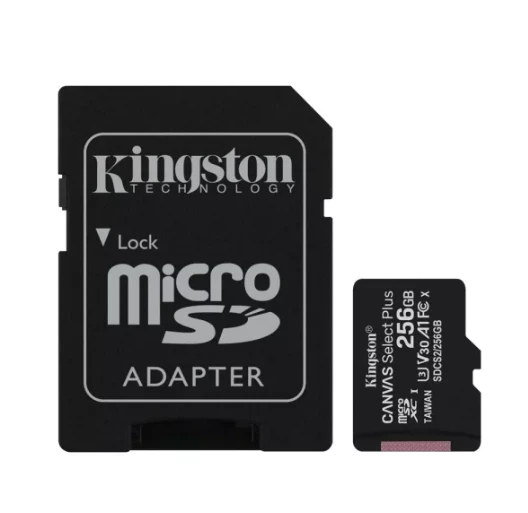 MEMORIA KINGSTON MICROSD SDHC 256GB CANVAS SELECT PLUS CON ADAPTADOR 2