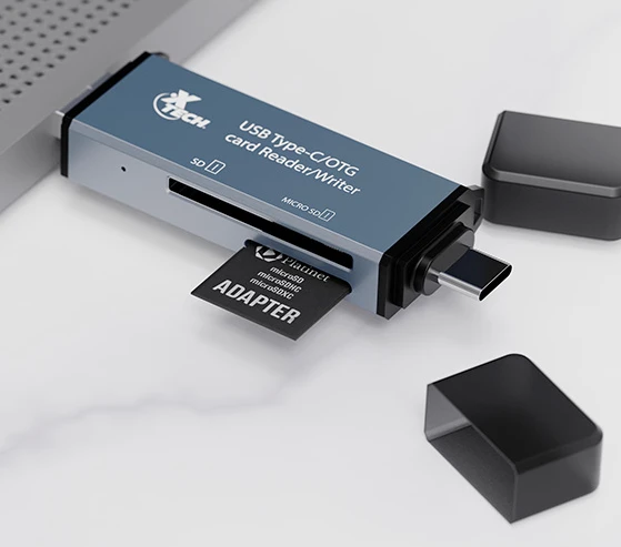 LECTOR DE MEMORIA XTECH XTC580 USB 3.0 ENTRADA TIPO A y C 3