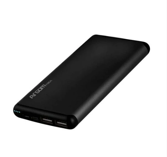 POWER BANK CARGADOR ARGOM S12 12000 mAh ENTRADA DC5V/2A SALIDA DC5V/2.1A 3