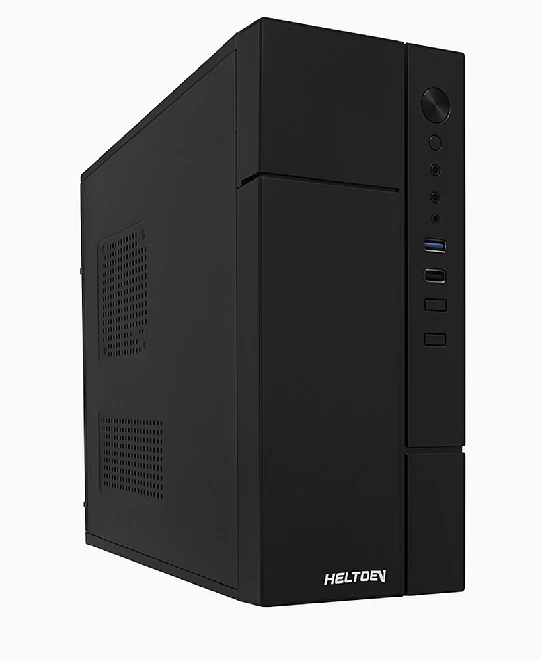 GABINETE CASE HELTECH SX-9822 – MID-TOWER – COMBO TECLADO Y MOUSE – NEGRO 2