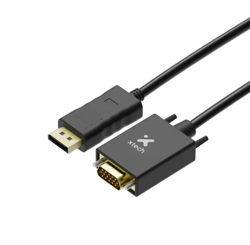 ADAPTADOR CABLE DISPLAYPORT A VGA XTECH XTC-377 5.57 FT 1.7 METROS 2