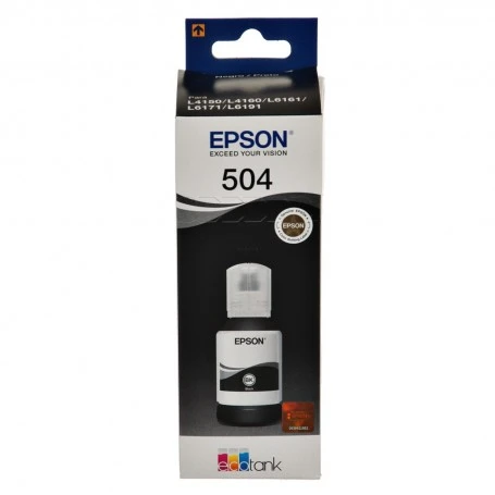 TINTA EPSON GENERICA 504 BLACK L4150, L4160, L6160 2