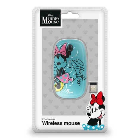 MOUSE INALAMBRICO XTECH XTM-D340MM DISNEY MINNIE MOUSE 3