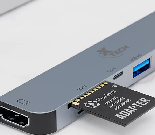ADAPTADOR MULTIPLE XTECH XTC571 USB C 7 IN 1 2