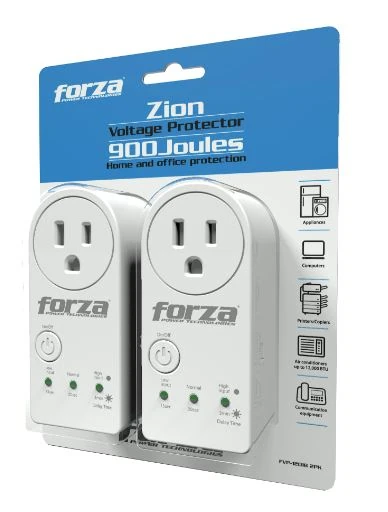 PROTECTOR DE VOLTAJE FORZA DUAL PACK FVP-12018 900 JOULES