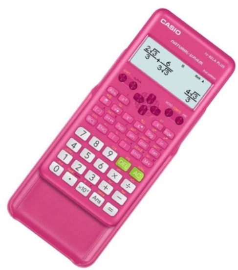 CALCULADORA CASIO CIENTIFICA FX-82LAPLUS -PK 252 FUNCIONES GEN II PINK PILA AAA 2