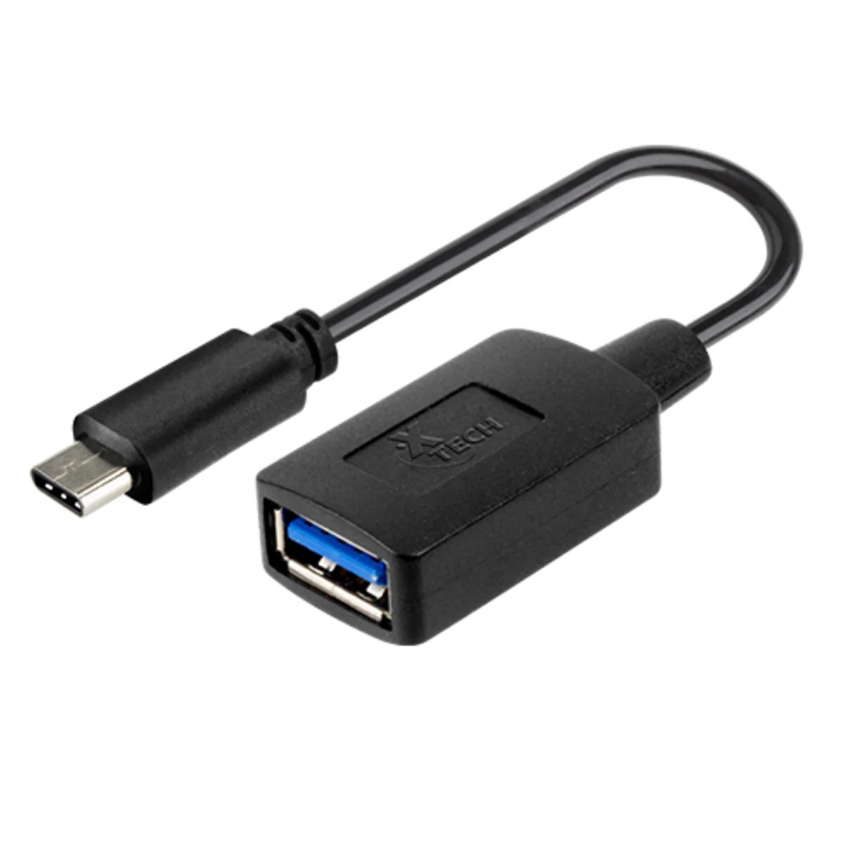 ADAPTADOR TIPO C A TIPO A HEMBRA XTECH XTC515 USB 3.0 4.7 INCH 12CM 2