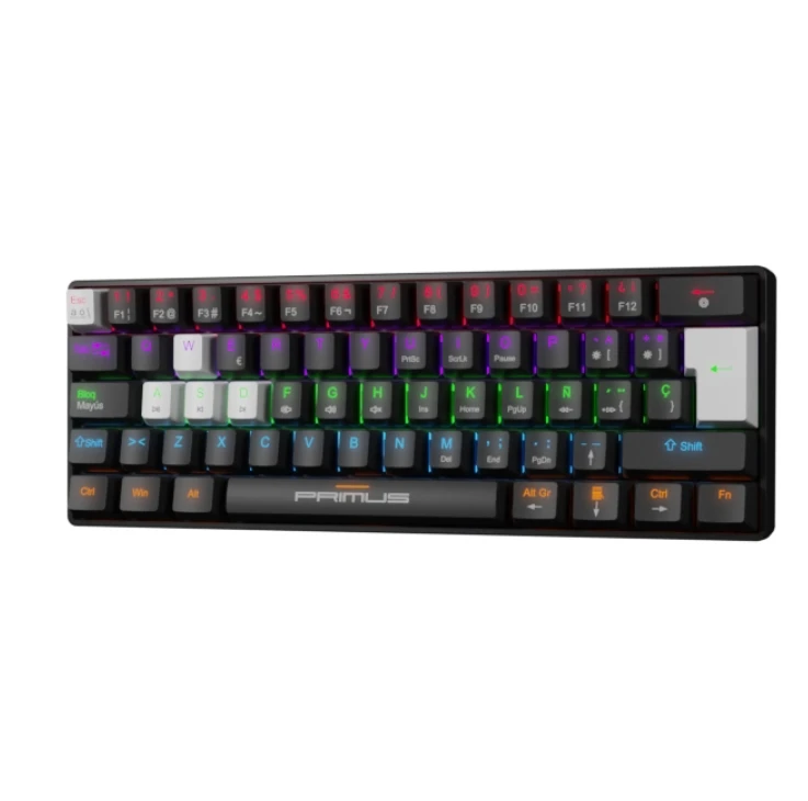 TECLADO MECANICO GAMING PRIMUS BALLISTA 61T BLACK PKS-060-S 62 TECLAS RGB 4