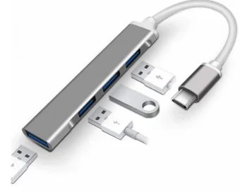 TIPO-C / USB HUB 4 PUERTOS _TENGU TECHNOLOGI 2
