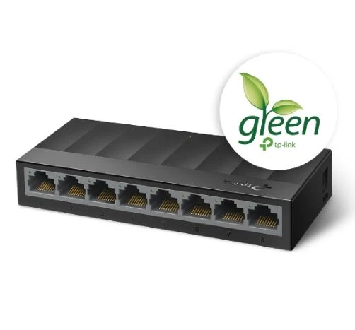 SWITCH TP-LINK LS1008G 8 PUERTOS GIGABIT ETHERNET PLUG & PLAY 2