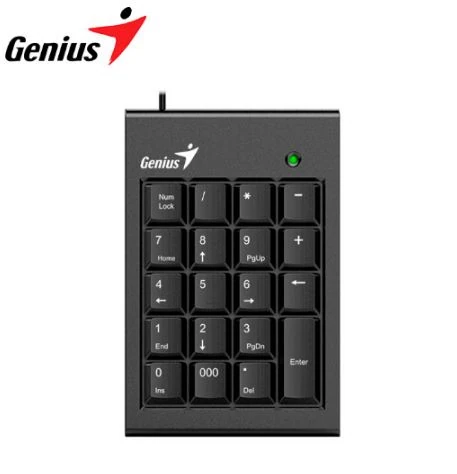 TECLADO NUMERICO GENIUS NUMPAD 110 USB 19 TECLAS