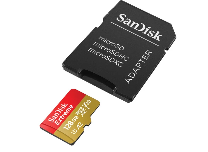 MICRO SD SANDISK ULTRA 128GB / LECTURA 100MB/S 3