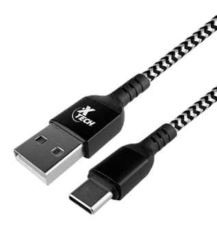 XTC-511 Cable trenzado con conector USB 2