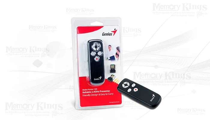 PUNTERO PRESENTADOR LASER MEDIA POINTER 100 WIRELESS 2