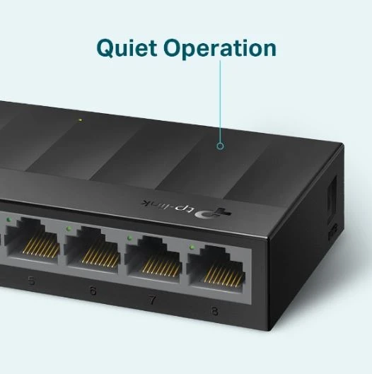 SWITCH TP-LINK LS1008G 8 PUERTOS GIGABIT ETHERNET PLUG & PLAY 3