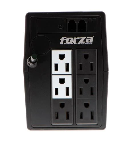 UPS FORZA NT-511 550VA 120V 6 TOMAS/ RJ11/ 5 NIVELES DE PROTECCION 2