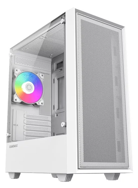 CASE/GABINETE GAMING SPEEDMIND SMGSM12W RGB BLANCO