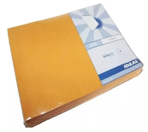 SOBRES MANILA IDEAL BOLSA F1 (16X23CM) 100 UNIDADES 2