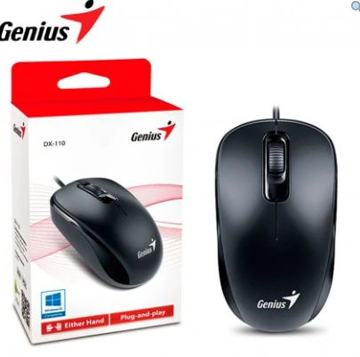 MOUSE OPTICAL GENIUS DX-110 USB BLACK
