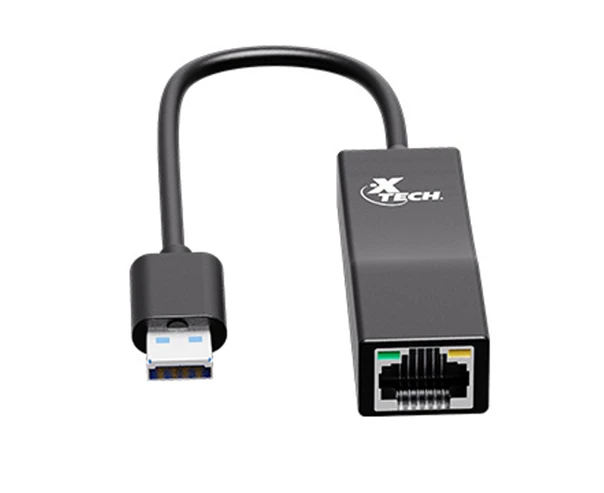 ADAPTADOR DE RED CON CONECTOR USB XTECH XTH-376 RJ-45 NETWORK ADAPTER 2