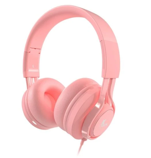 AURICULAR XTECH KIDS XTH356 AVID CONTROL VOLUMEN MICROFONO PINK