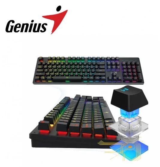 TECLADO GENIUS GAMING SCORPION K8 7 COLORS LIGHTING BACKLIT USB 2