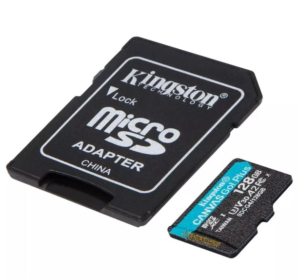 MEMORIA KINGSTON MICROSD SDHC 128GB-200MB/S CANVAS SELECT PLUS CON ADAPTADOR 3