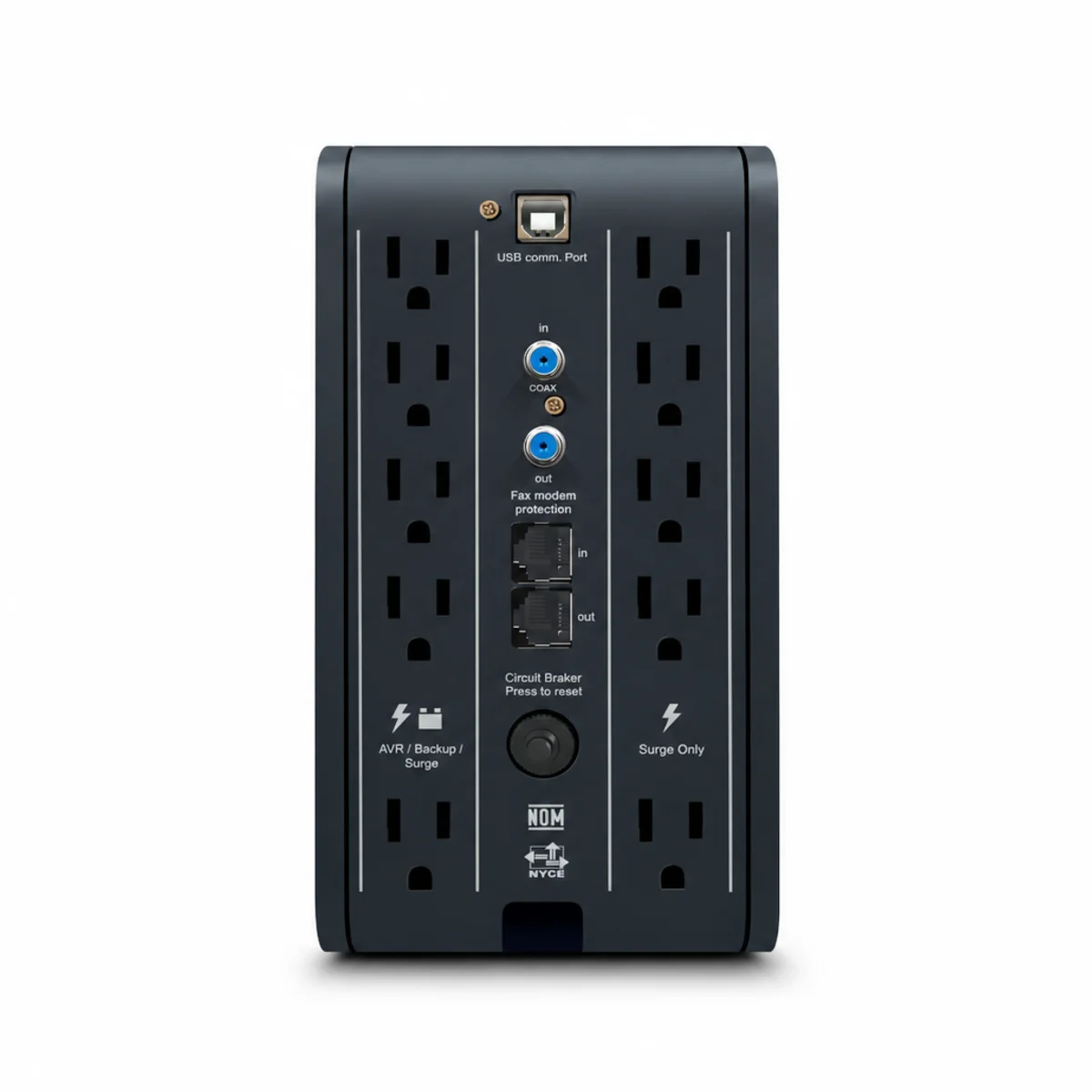 UPS CDP INTERACTIVO R-SMART1210 / 1200VA - 720W / 5 TOMAS AVR-5 SUP / 120VCA 2