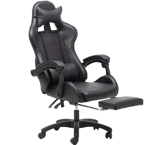 SILLA APEX/GAMER- CON REPOSAPIES MULTIFUNCION NEGRO 2