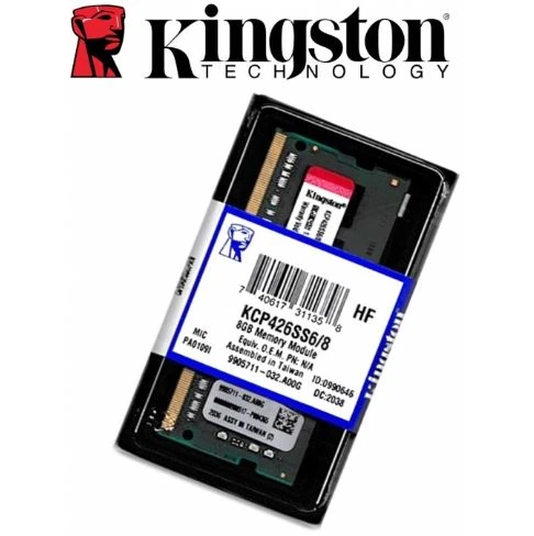 MEMORIA RAM SO-DIMM 8GB PC3L-12800 KVR16LS11/8 LAPTOP