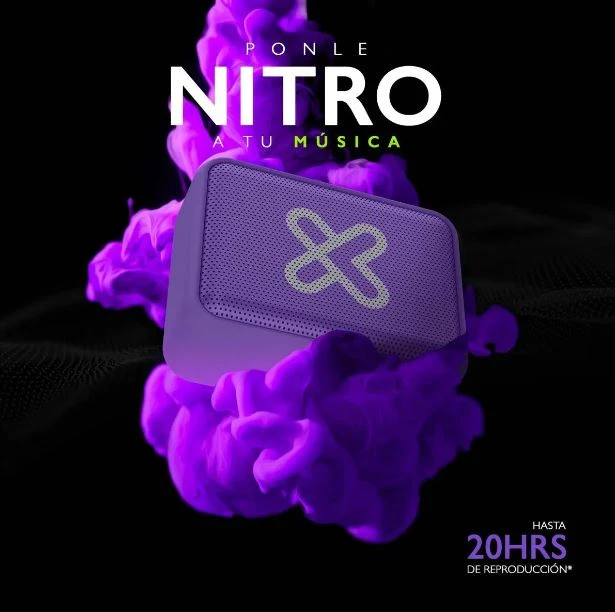 PARLANTE BLUETOTH KLIPXTREME KBS-025PR NITRO 20HRS IPX7 PURPLE 5