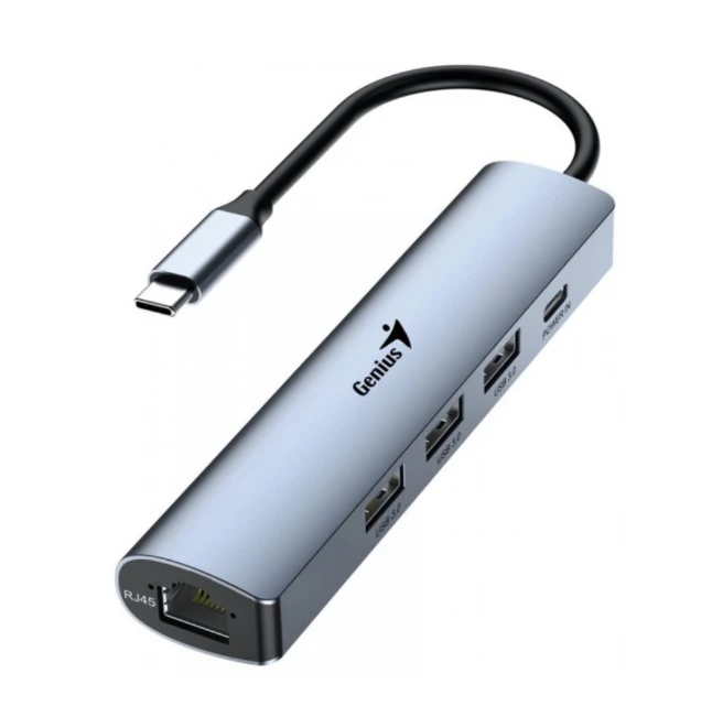 ADAPTADOR MULTIPLE GENIUS UH-545 C 5-IN-1 USB 3.0 4