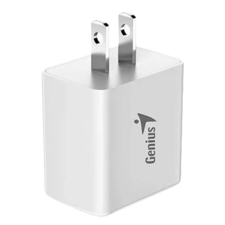CARGADOR GENIUS PD-20ACP CON CABLE USB 3.0 + TIPO C CARGA RAPIDA 20W 2
