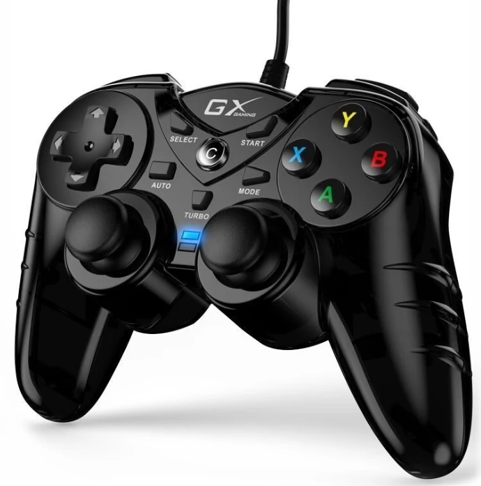 GAMEPAD PALANCA GENIUS GX-17UV 17 BOTONES 7 VIBRACION DUAL PC Y PS3 3