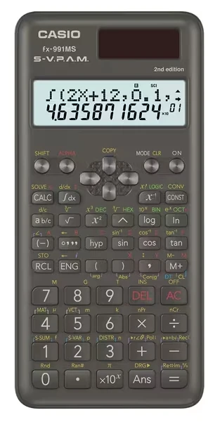 CALCULADORA CASIO CIENTIFICA FX-991MS-2 FUNCIONES GEN II PILA + SOLAR