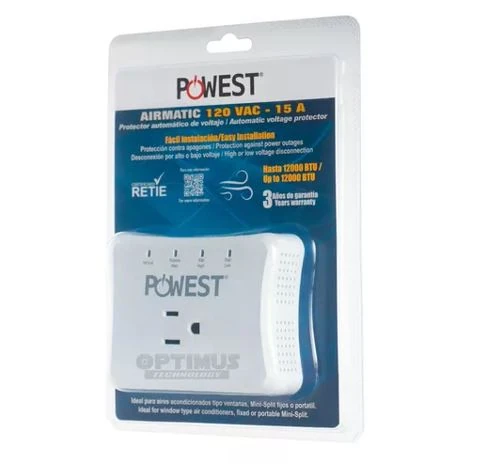 PROTECTOR DE VOLTAJE POWEST AIRMATIC 120 VAC - 15A