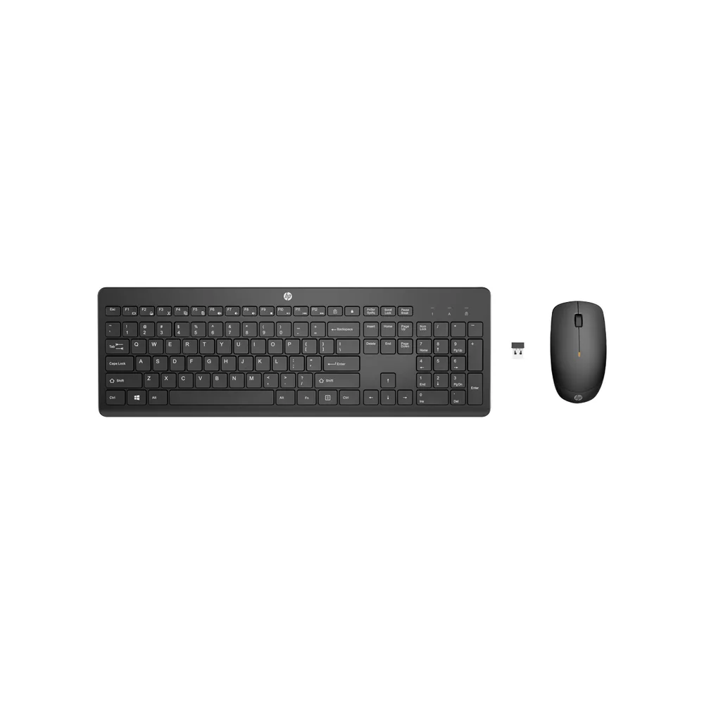 COMBO HPINC TECLADO Y MOUSE 235 INALAMBRICO CON PUERTO USB-A 100