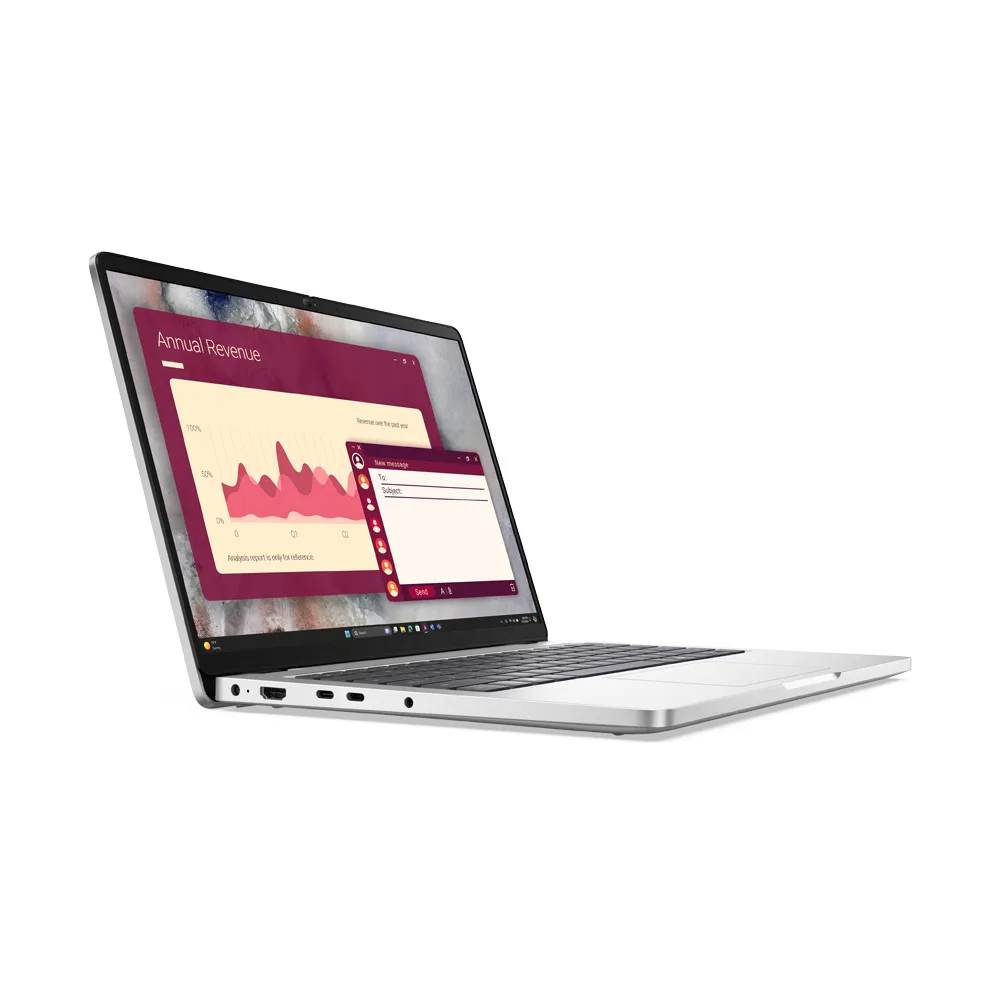 LAPTOP DELL PRO 14 SILVER 2HWN3 14PULG FHD ULTRA 7 255U 16GB DDR5 5600 512GB W11PRO 3Y 2
