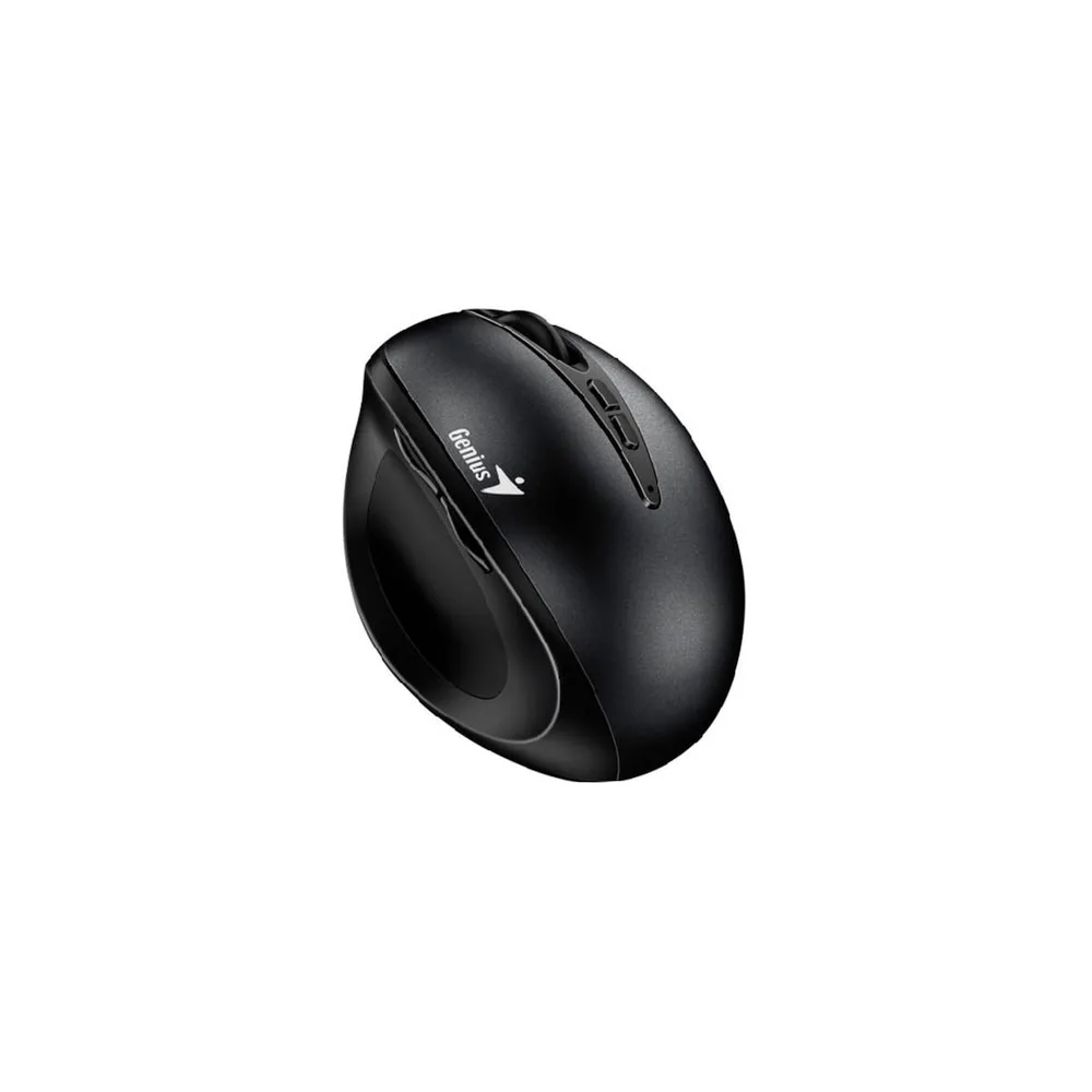 MOUSE GENIUS WIRELESS ERGO 8300 NEGRO/ VERTICAL / SILENCIO / 7 BOTONES /RF 2.4GHZ / PILA AA X 1