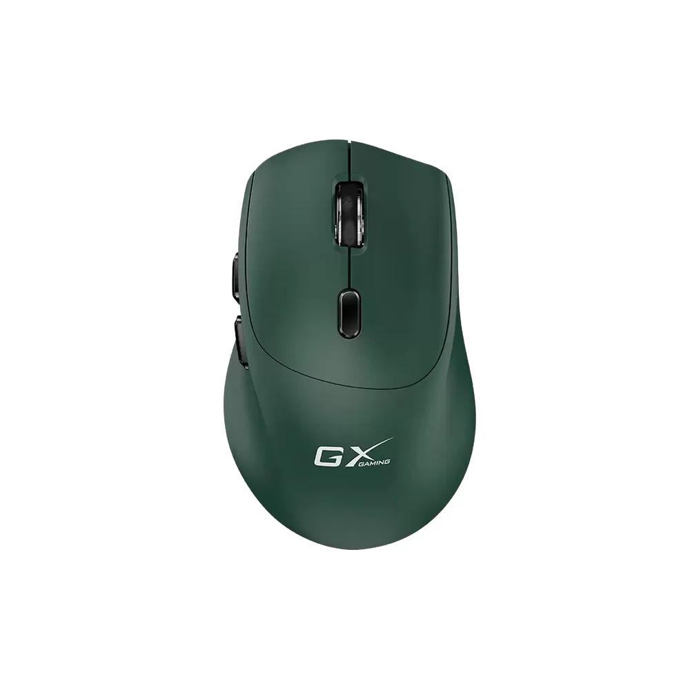 MOUSE GENIUS/WIRELLES SCORPION M8100 ARMY GREEN 2.4GHZ Y BT /6 BOTONES /DPI 1200 -3200 /AI COPILOT