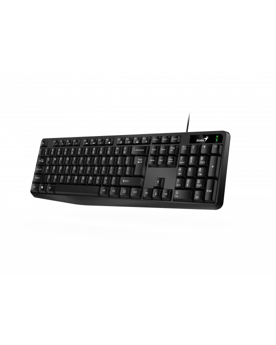 TECLADO GENIUS KB-117 NEGRO/USB/RESITENTE DERRAMES 2