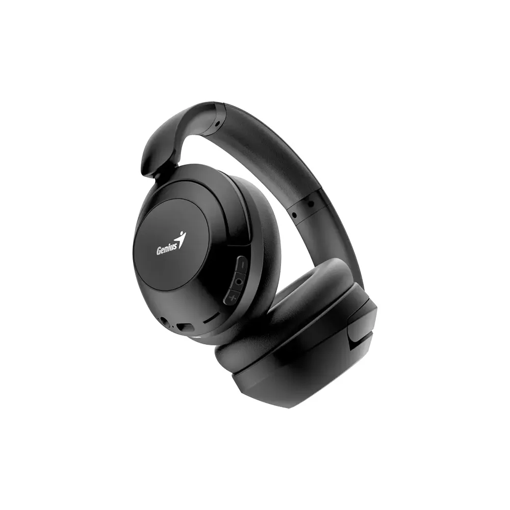 HEADSETS/GENIUS WIRELESS HS-810BT COLOR NEGRO /PLEGABLE /BT5.0 /CON MIC /TITP-C /RECARGABLE 2