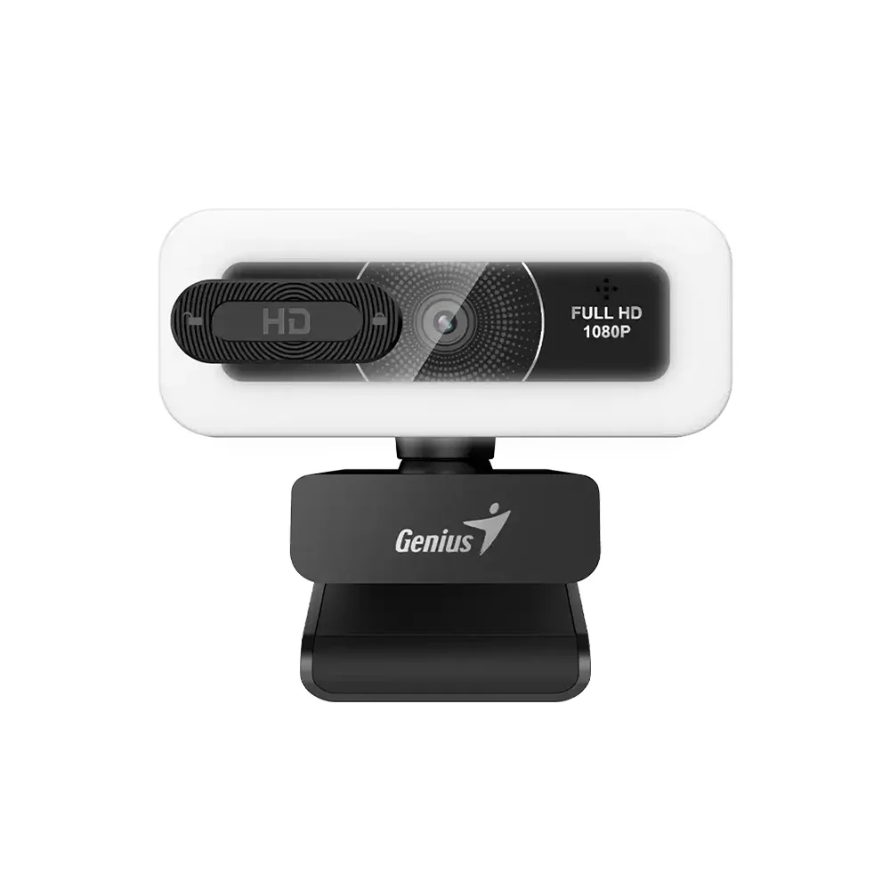 CAMARA GENIUS/FACECAM LIGHT LED PRIVACY COVER FHD 1080P USB-A Y C WIN 10 11 MAC OS