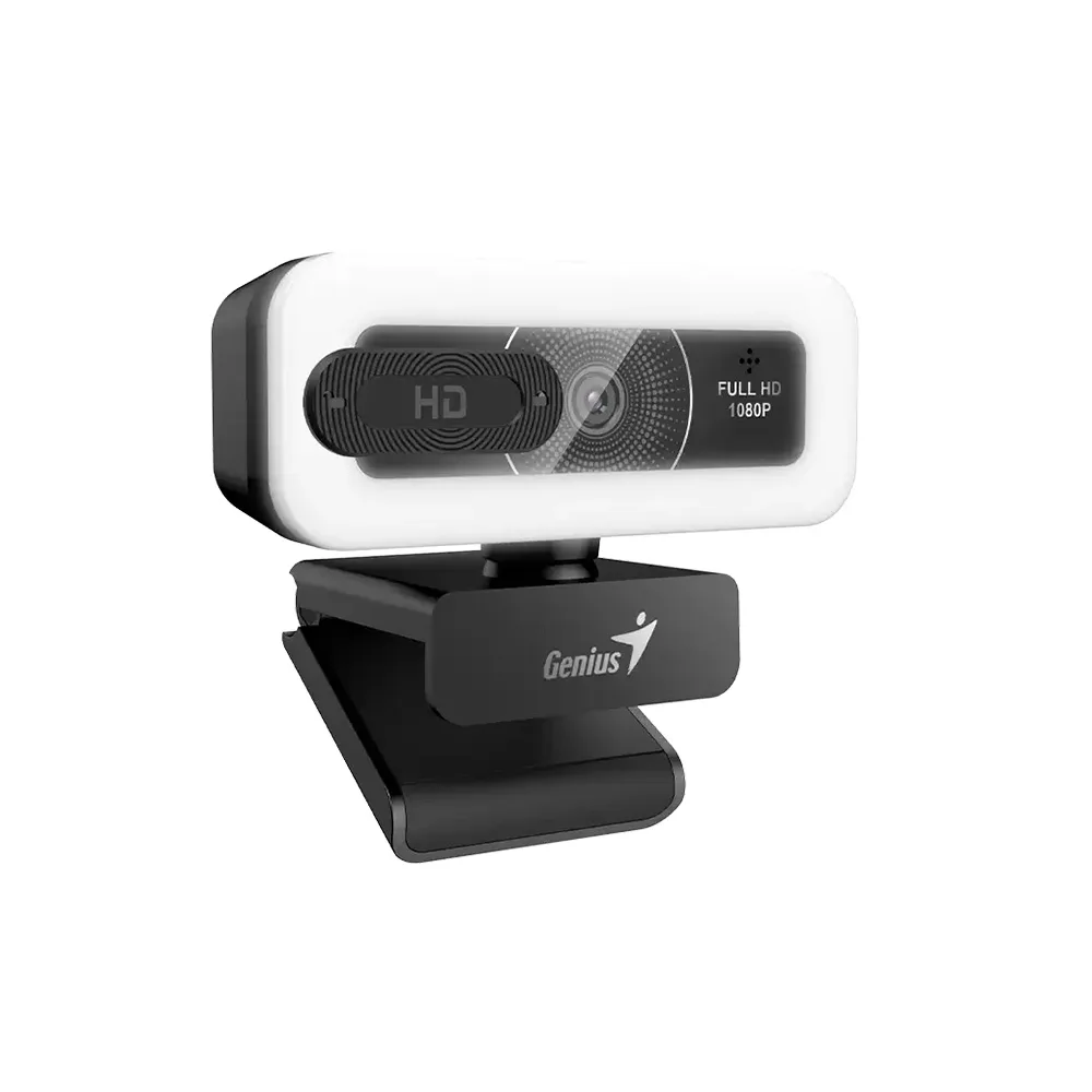 CAMARA GENIUS/FACECAM LIGHT LED PRIVACY COVER FHD 1080P USB-A Y C WIN 10  11 MAC OS 2