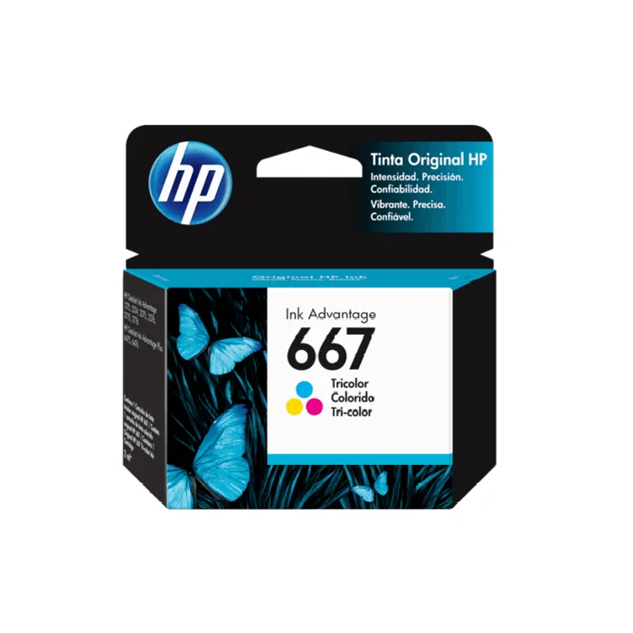 TINTA HPINC 667 TRICOLOR 100 PAG 1275/2775/2374/2375/2376/6076 3YM78AL 2