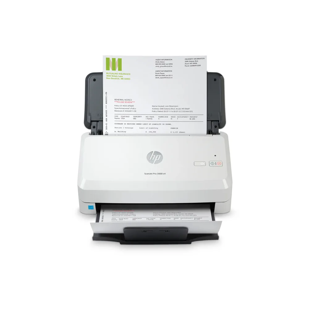 ESCANER HP SCANJET PRO 3000 S4 ADF 50 HOJAS 4000 PAG DIARIAS 40PPM/80IPM
